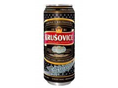 PIVO KRUŠOVICE černé 0,5lit.plech