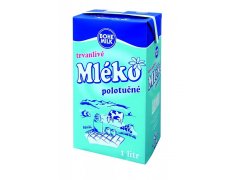 MLÉKO POLOTUČNÉ trvanlivé 1lit.