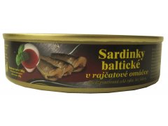 SARDINKY v tomatě 160g