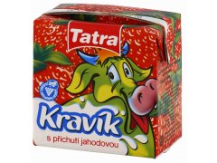 MLÉKO OCHUCENÉ KRAVÍK jahoda 250ml