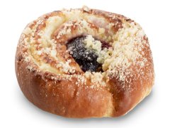 KOLÁČ  s tvarohem a švestkou 70g (mražené)