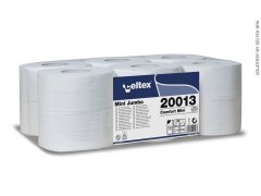 PAPÍR toal. JUMBO 2vr. bílé pr.20cm Celtex (12 rolí v sáčku)