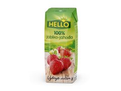 NÁPOJ 100% jablko-jahoda 250ml NÁPOJ 100% jablko-jahoda 250ml