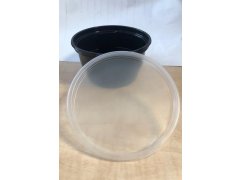 VÍČKO na misku polévkovou černou 560ml plastové (50ks v sáčku) (16)