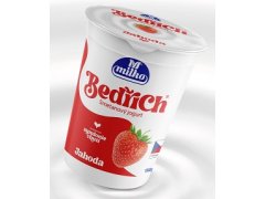 JOGURT BEDŘICH smetanový 10% jahoda 150g JOGURT BEDŘICH smetanový 10% jahoda 150g