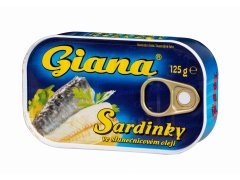 SARDINKY v rostlinném oleji 125 g SARDINKY v rostlinném oleji 125 g