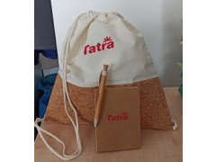 DÁREK - za nákup výrobků Tatra v hodnotě 400 kč - taška s propiskou a bločkem