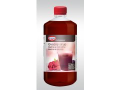 SIRUP OVOCNÝ malina, ostružina 1 lit. 50% pod.ov