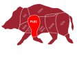 KANČÍ PLEC  cca 1kg (mražené)