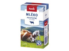 MLÉKO   POLOTUČNÉ trvanlivé 1lit.