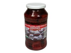KOMPOT švestky půlené 680g