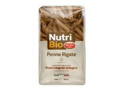 TĚSTOVINY řezance (Penne) celozrnné Nutri Bio 500g TĚSTOVINY řezance (Penne) celozrnné Nutri Bio 500g