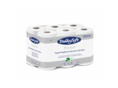 PAPÍR toal. 2vr. bílý Bulky soft 19m (12 ruliček v sáčku)(2304)