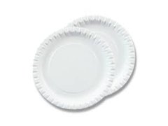 TALÍŘ papírový bílý 28cm (50ks v sáčku)