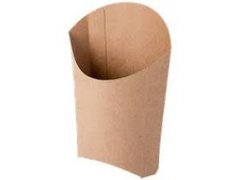 MISKA/KAPSA na hranolky126x50x135mm Kraft (50ks v sáčku)(20)