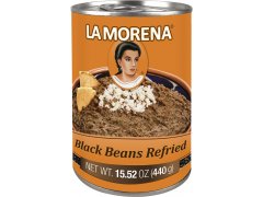 FAZOLE ČERNÉ krém 440g Refried black beans