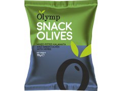 OLIVY KALAMATA MIX tmavé a zelené bez pecky s bylinkami 70g