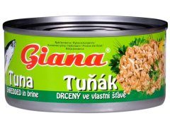 TUŇÁK drcený ve vlastní šťávě 170g TUŇÁK drcený ve vlastní šťávě 170g