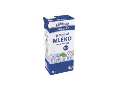MLÉKO   POLOTUČNÉ trvanlivé 1lit.