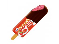 ZMRZLINA MROŽ jahodový v tmavé čokoládě 45ml dřívko
