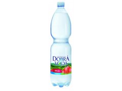 DOBRÁ VODA neperlivá jahoda 1,5lit.