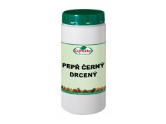 PEPŘ ČERNÝ drcený 650g dóza