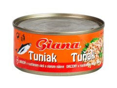 TUŇÁK drcený v rostlinném oleji 170g