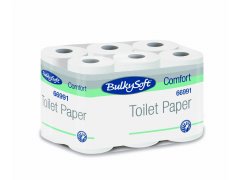 PAPÍR toal. 2vr. bílý Bulky Soft 15m (12 ruliček v sáčku) (8 sáčků v pytli) (2496)