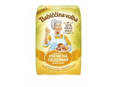 MOUKA PŠENIČNÁ 1 kg Babiččina Volba celozrnná MOUKA PŠENIČNÁ 1 kg Babiččina Volba celozrnná