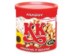 ARAŠÍDY KK pražené solené nové 227g plech