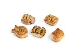 PEČIVO 5 druhů mini slaných snacků (cca 21g) mražené
