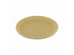 TALÍŘ papírový Kraft 18cm (100ks v sáčku)