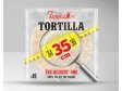 TORTILLA pšeničné 35cm (16ks/ bal)