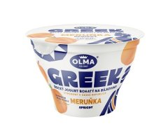 GREEK řecký jogurt meruňka 140g 0,3% tuku GREEK řecký jogurt meruňka 140g 0,3% tuku