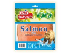 LOSOS NORSKÝ UZENÝ plátky (206) 100g (mražené) LOSOS NORSKÝ UZENÝ plátky (206) 100g (mražené)