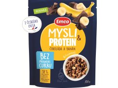 MYSLI proteinové čoko&banán 350g bez př. cukru MYSLI proteinové čoko&banán 350g bez př. cukru