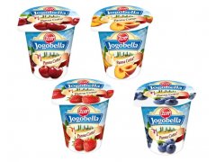 JOGOBELLA PANNA COTTA jogurt ovocný 150g jah/bor/bro/třeš JOGOBELLA PANNA COTTA jogurt ovocný 150g jah/bor/bro/třeš