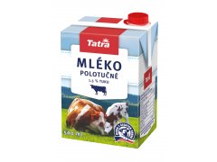 MLÉKO   POLOTUČNÉ trvanlivé 500ml s uzávěrem