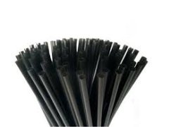 BRČKO jumbo černé 250ks v sáčku 8x150mm koktejlové