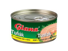 TUŇÁK kousky v rostlinném oleji  170g