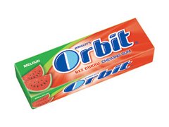 ŽVÝKAČKY ORBIT Meloun 14g dražé