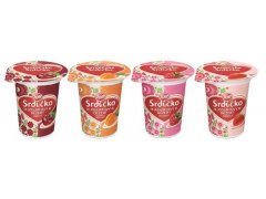 SRDÍČKO jogurt ovocný 125g mer/jah/viš